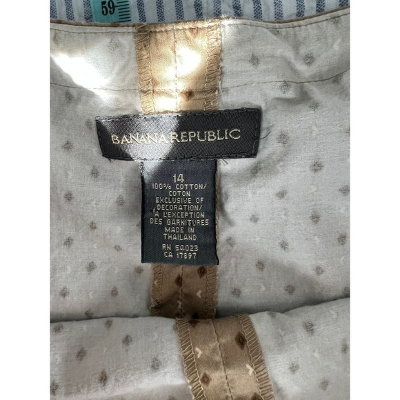 Banana Republic Tan Mini Skort A-Line Casual Everyday Skort Size 14 - Picture 3 of 4